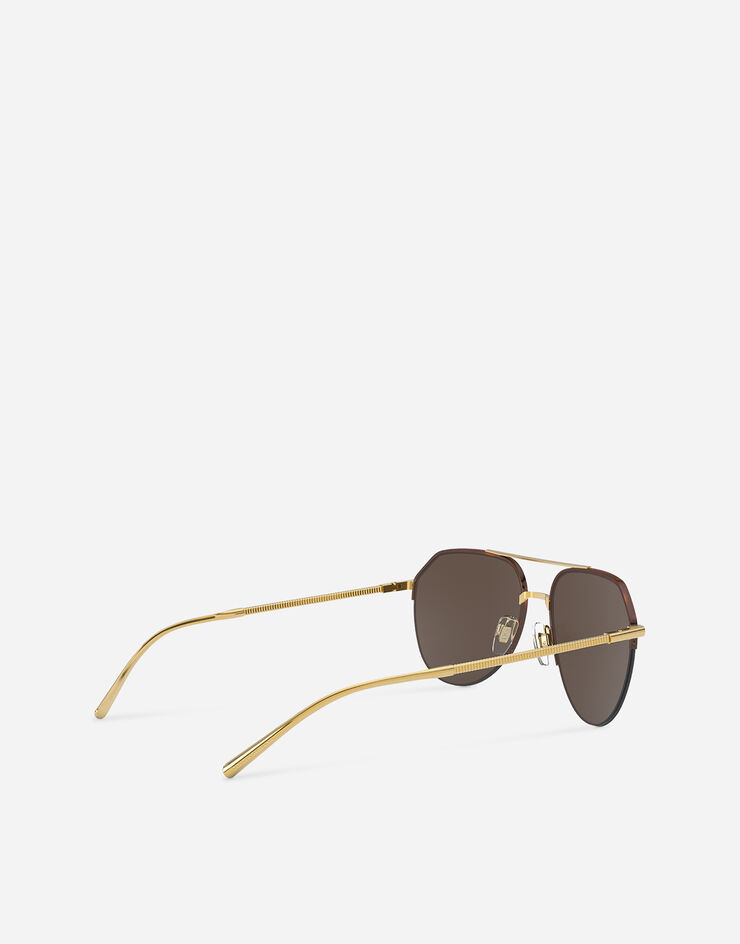 Dolce & Gabbana Gros grain sunglasses GOLD AND HAVANA VG2249VA373