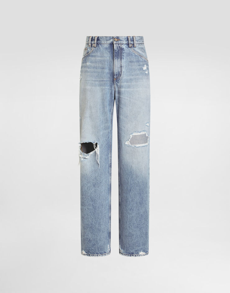 Dolce & Gabbana Pantaloni in denim Multicolore GP23DZG8PJ3