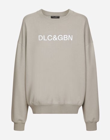 Dolce & Gabbana Sweat-shirt ras de cou à imprimé logo Dolce&Gabbana Imprimé G9AQVTHI7X6