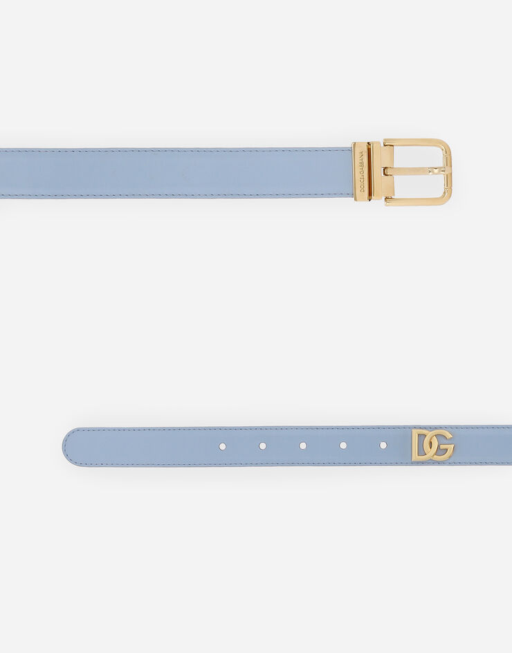 Dolce & Gabbana DG logo belt Light Blue BE1351AQ420