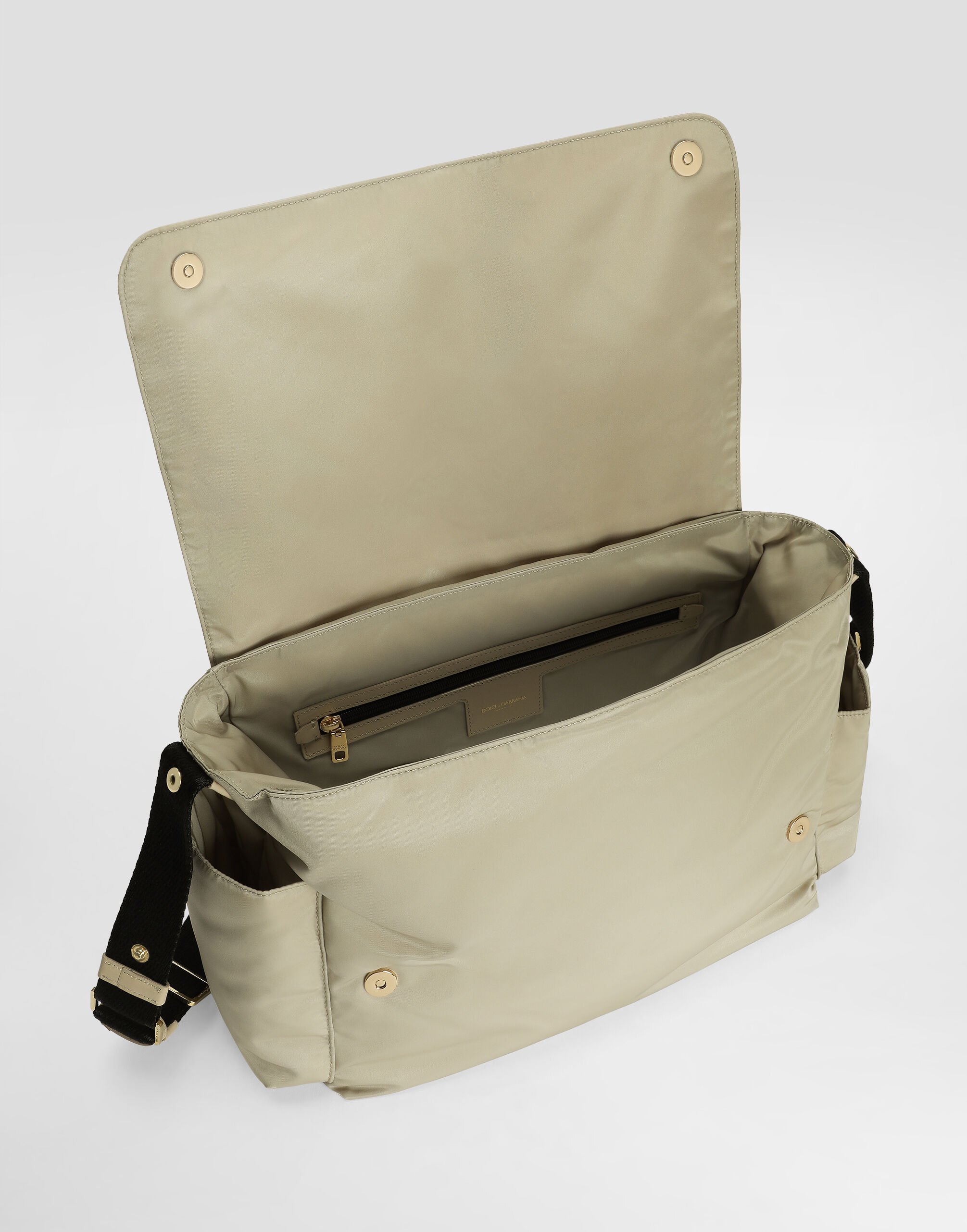 Nylon changing mat bag in Beige for Women | Dolce&Gabbana® US