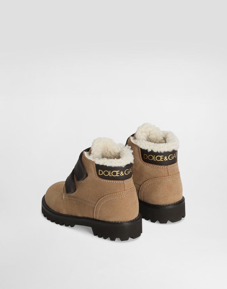 Dolce & Gabbana Botín en tejido velour  DL0095A3M42