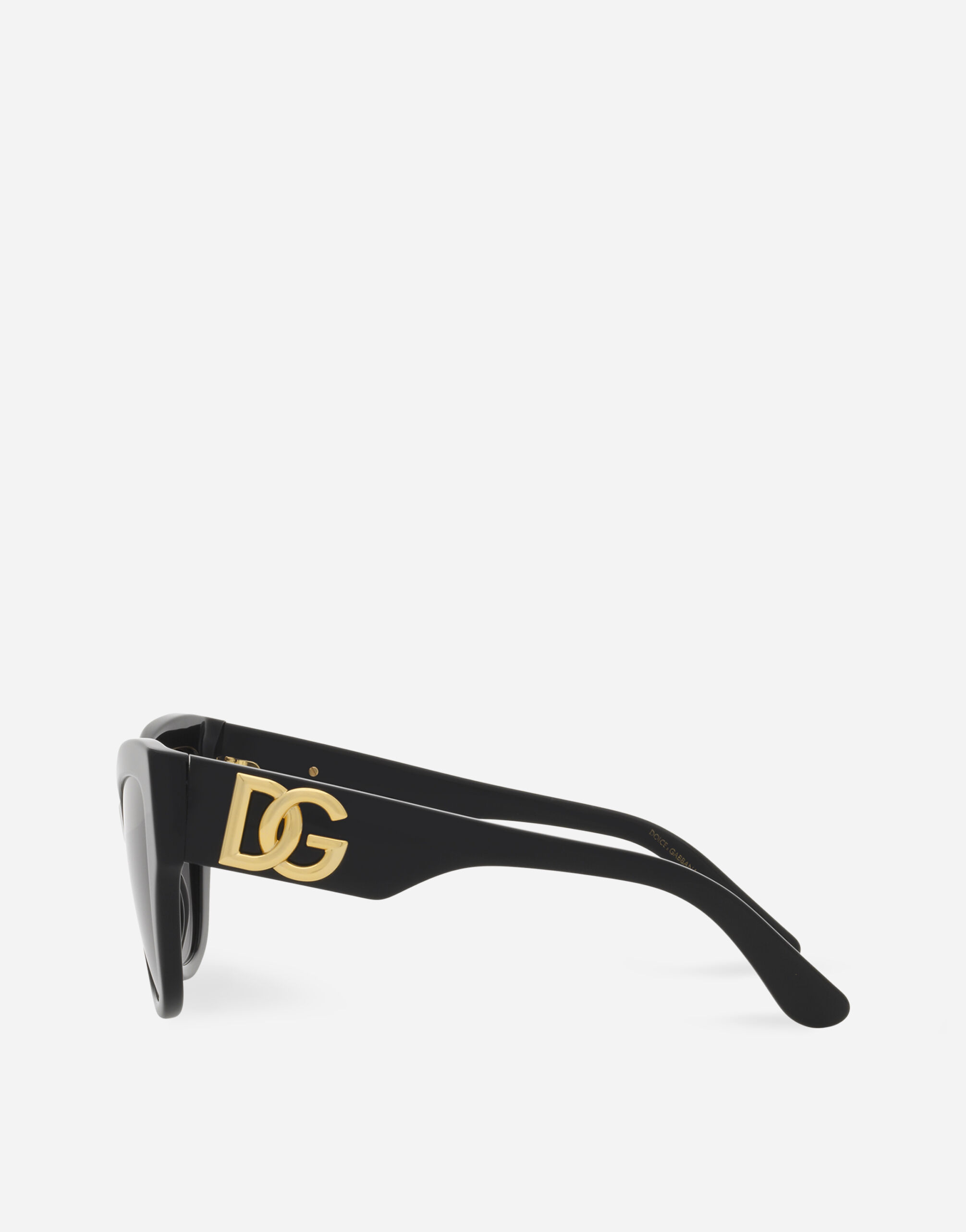 ブラックのウィメンズ DG crossed sunglasses | Dolce&Gabbana®