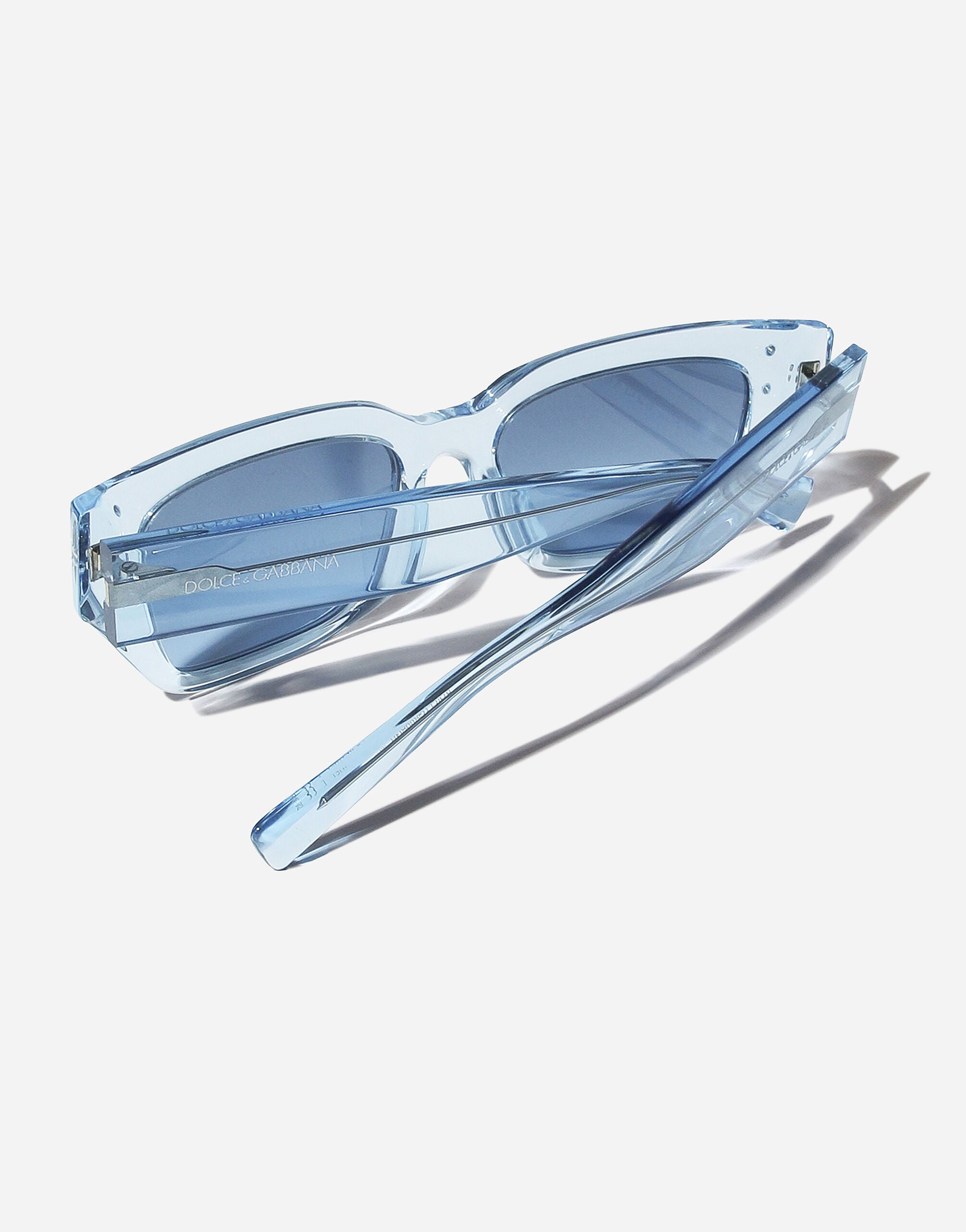 DNA sunglasses in Transparent light blue for Women | Dolce&Gabbana® US