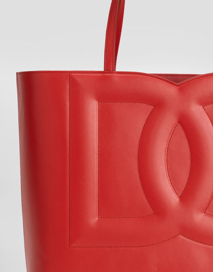 Dolce & Gabbana Medium DG Logo shopper Red BB7338AW576