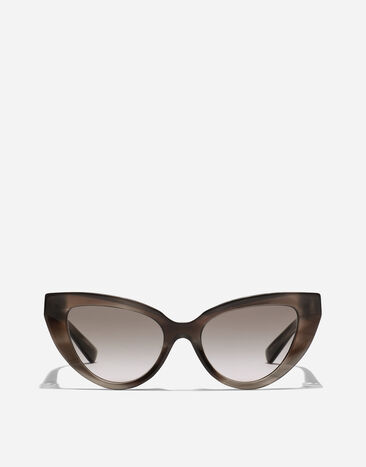 Dolce & Gabbana DG Hinge Sunglasses Havana on  carretto print VG4491VP713