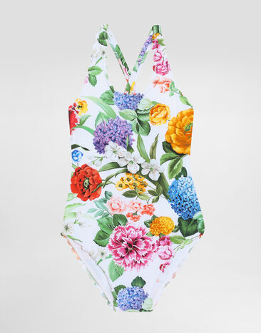 Dolce & Gabbana Floral-print swimsuit Print L5J838ON03W