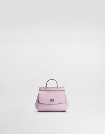 Dolce & Gabbana Calfskin nappa Sicily crossbody bag Lilac EB0003AU605