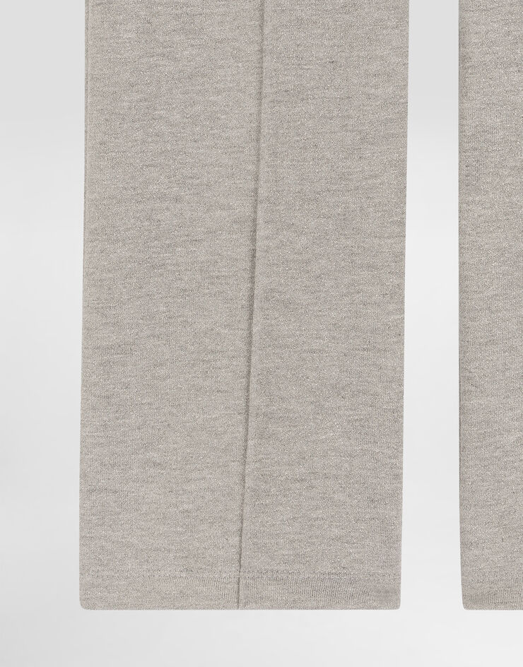 Dolce & Gabbana Lurex fleece trousers Dolce & Gabbana Lurex fleece trousers Silver L5JPH2HU7WD