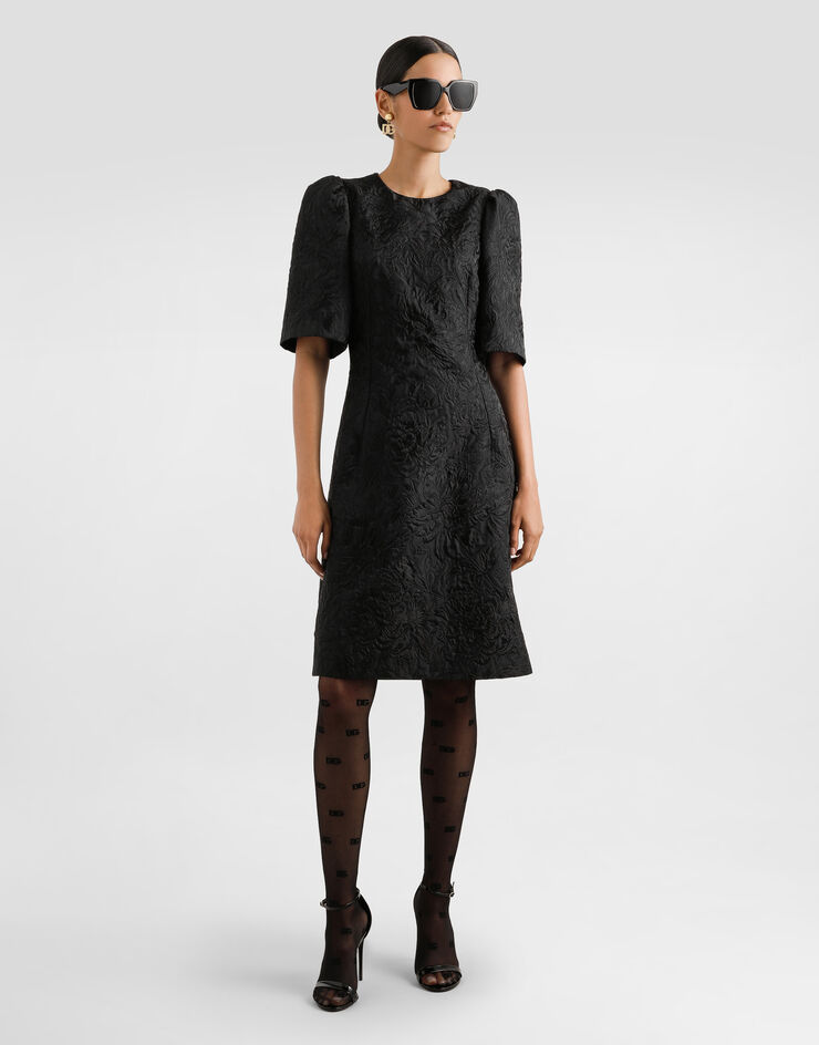 Dolce & Gabbana Brocade dress Black F6TZJTGDDBT