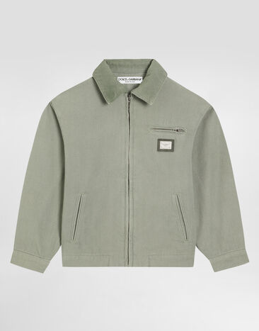 Dolce & Gabbana Canvas jacket Green L42B95LY104