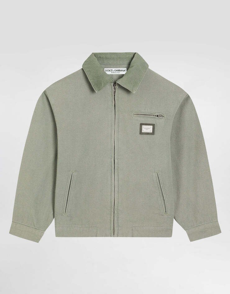 Dolce & Gabbana Canvas jacket Green L42B95LY104