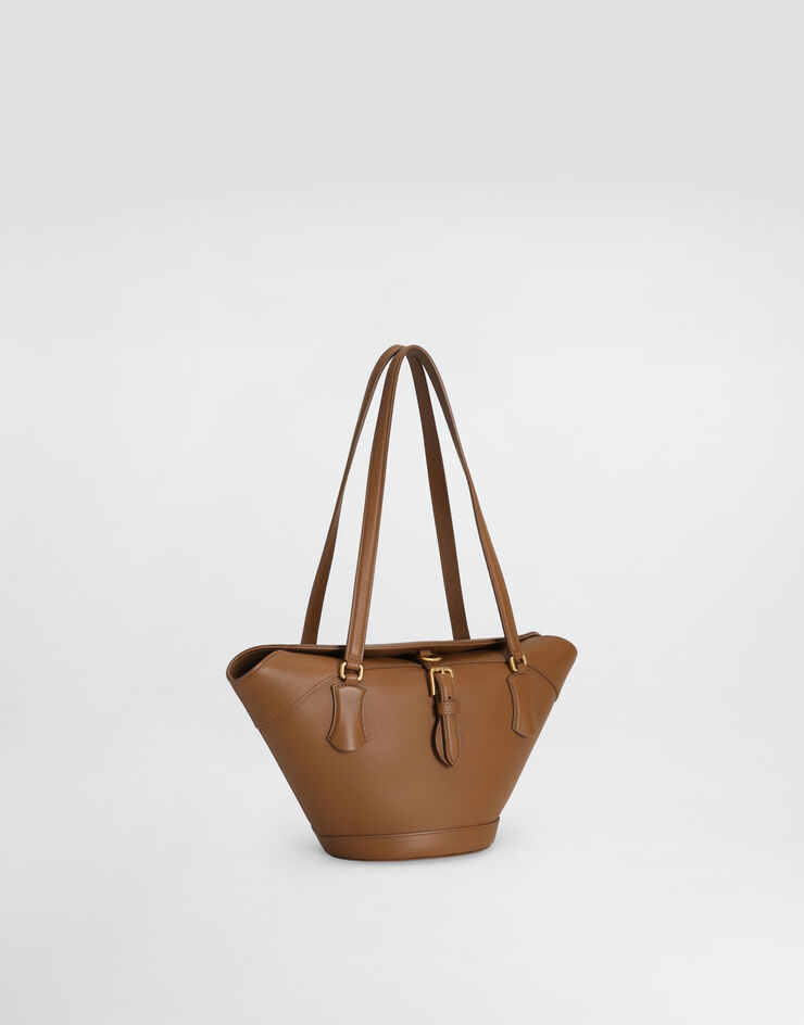 Dolce & Gabbana Capri coffa bag in calfskin Brown BB7815AK274