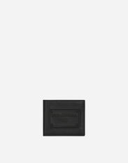 Dolce & Gabbana Calfskin bifold wallet with raised logo Black GH706ZGH892