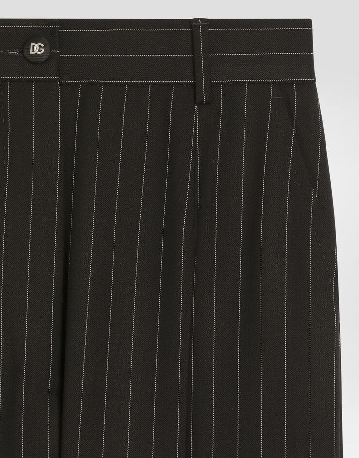 Dolce & Gabbana High-waisted pinstripe twill pants Dolce & Gabbana High-waisted pinstripe twill pants Multicolor FTAM2TFRBC0