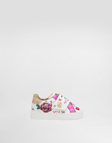 Dolce & Gabbana Sneakers en cuir de veau Multicolore DN0225AW561