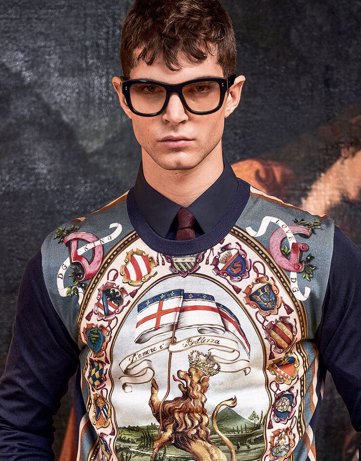 Dolce & Gabbana Солнцезащитные очки Domenico ЧЕРНЫЙ VG4338VP11W