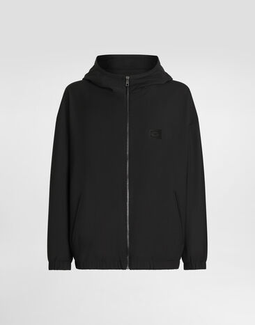 Dolce & Gabbana Hooded woolen jacket with tag Black G9BMVTFURK8