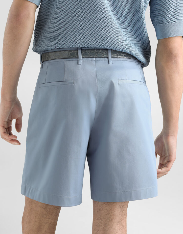 Dolce & Gabbana Cotton trousers Dolce & Gabbana Cotton trousers Azure GP26RTFUFML