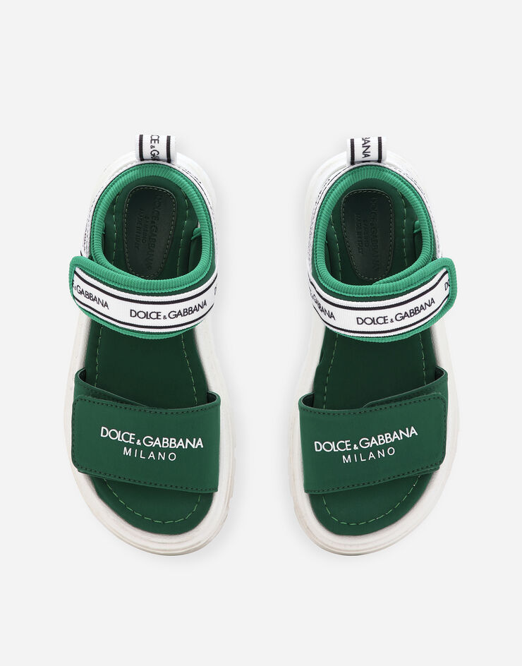 Dolce & Gabbana Sandals with Dolce&Gabbana logo Green DA5249AE928