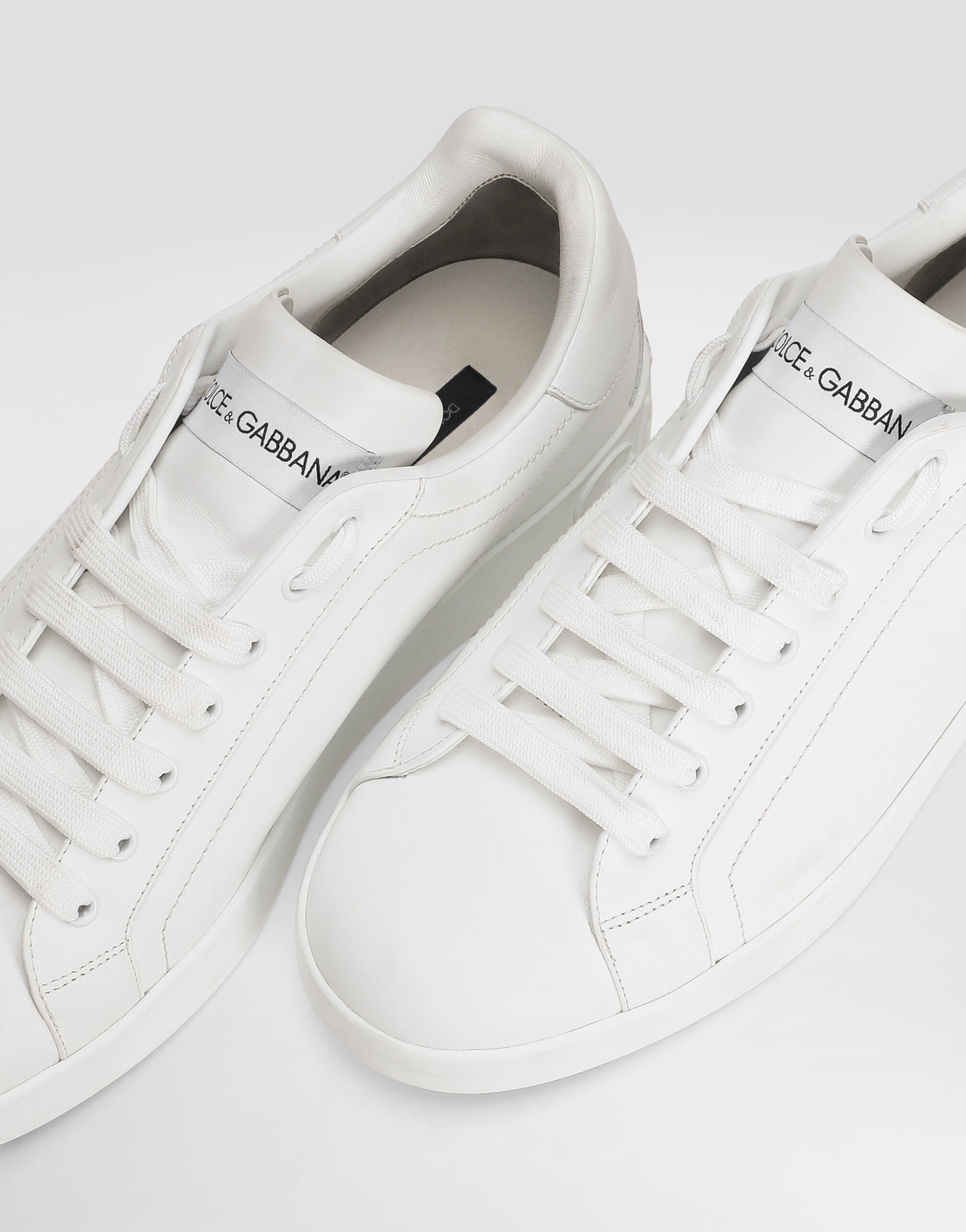 Dolce gabbana white shoes best sale