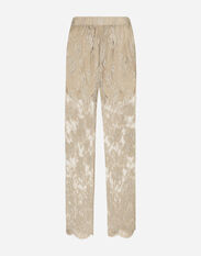Dolce & Gabbana Tailored Galloon lace pants Beige GV4EETFU4JB