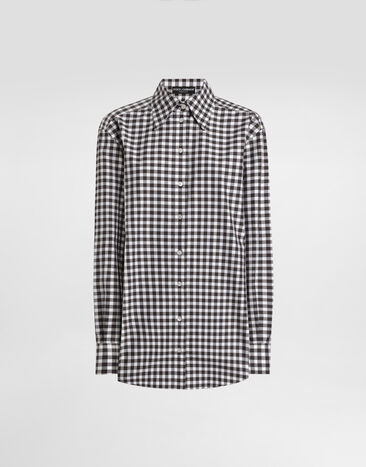 Dolce & Gabbana Karobluse aus Baumwolle Mehrfarbig F5Q08TFQ5MY