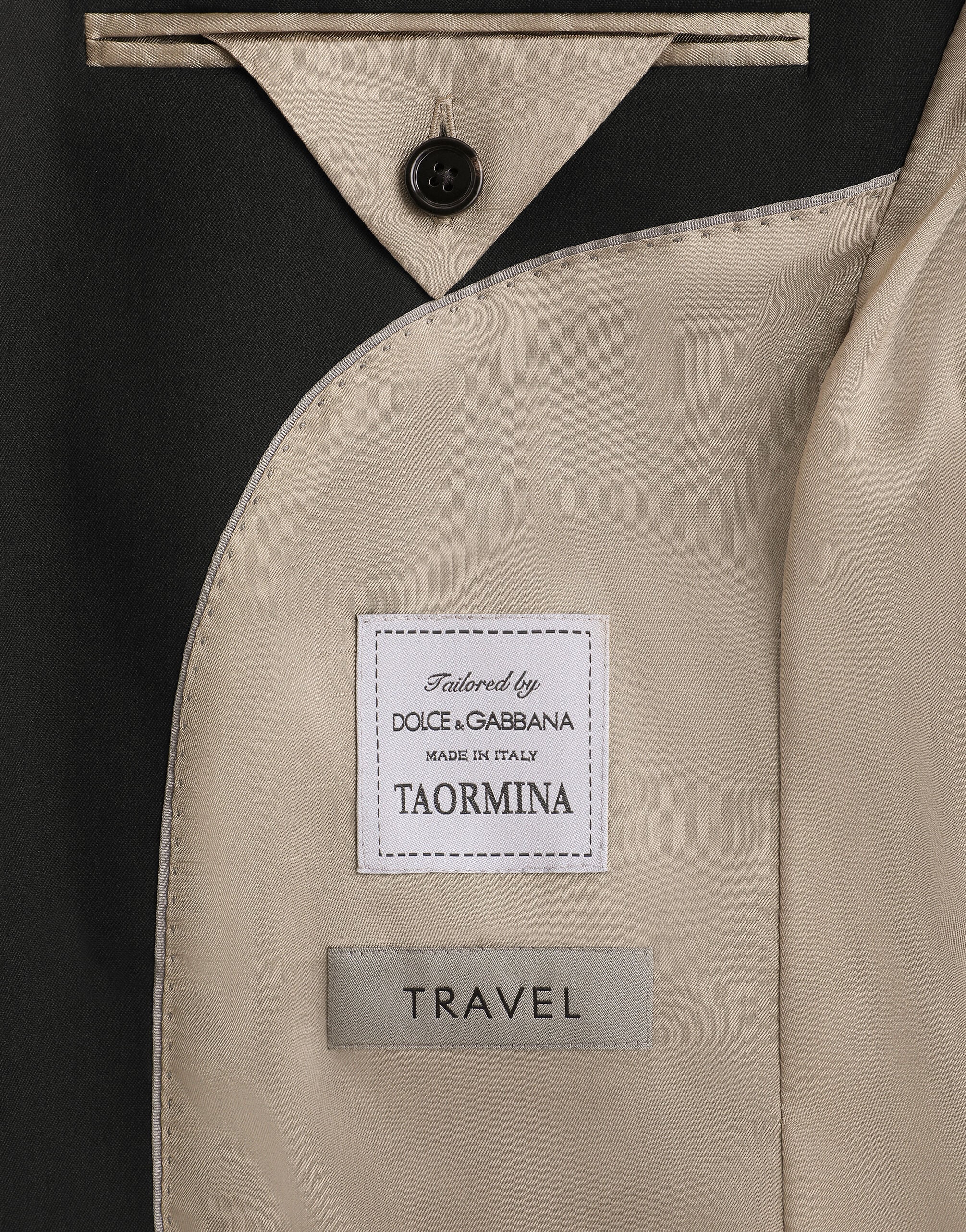 Taormina single-breasted jacket in technical wool - thumbnail 9