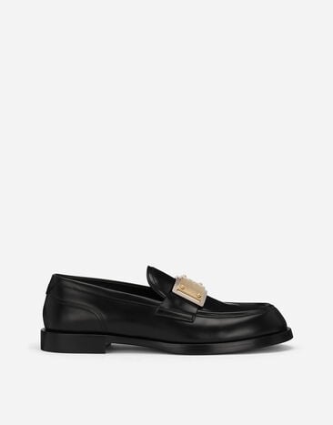 Dolce & Gabbana Brushed calfskin loafers Brown A80397AO602