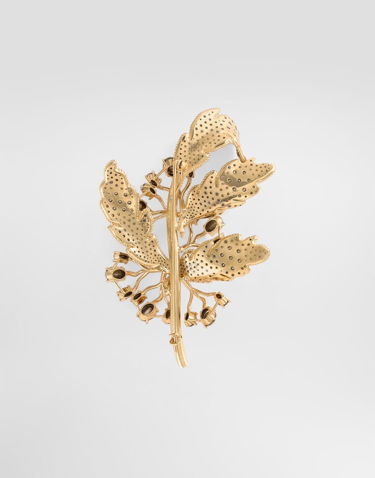 Dolce & Gabbana Leaf brooch Dolce & Gabbana Leaf brooch Gold WPS5F2W1111