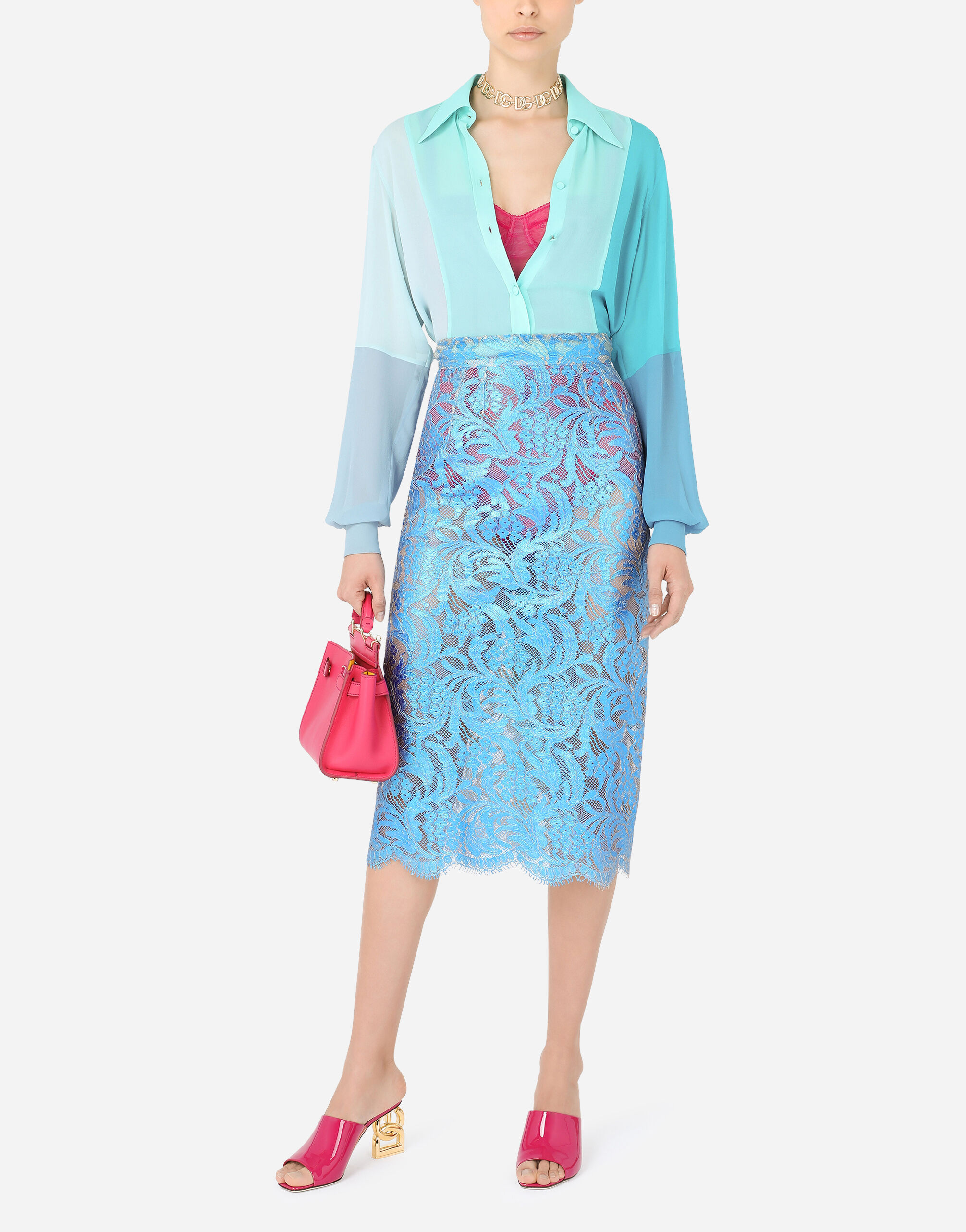 CIABATTA TACCO in FUCHSIA for Women | Dolce&Gabbana® US