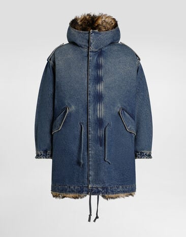 Dolce & Gabbana Padded denim jacket Multicolor G055YDG8NZ2
