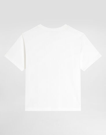 Dolce & Gabbana T-Shirt mit Print  White L4JTHVG7PMJ