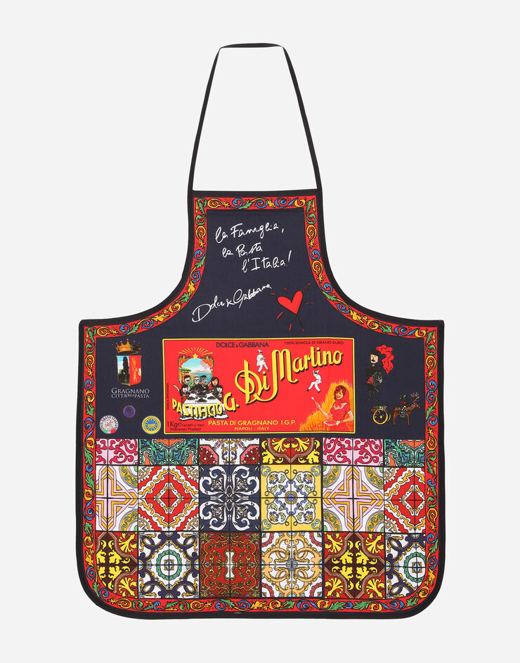 Dolce & Gabbana THE ORIGINAL - Gift Box made of 3 types of pasta and Dolce&Gabbana apron Multicolor PS200UBLS10