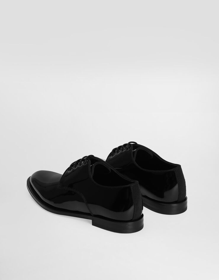 Dolce & Gabbana Glossy patent leather derby shoes  A10597AX651
