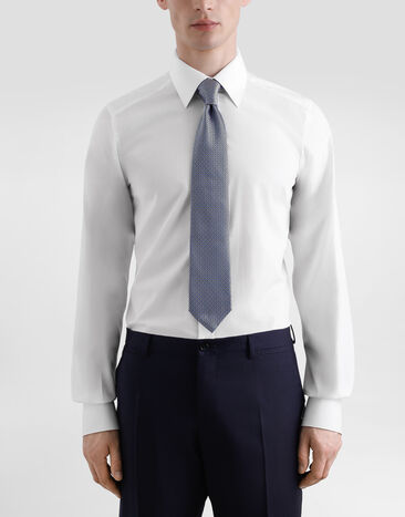 Dolce & Gabbana Micro-design jacquard tie Multicolor GT147EG0JRX
