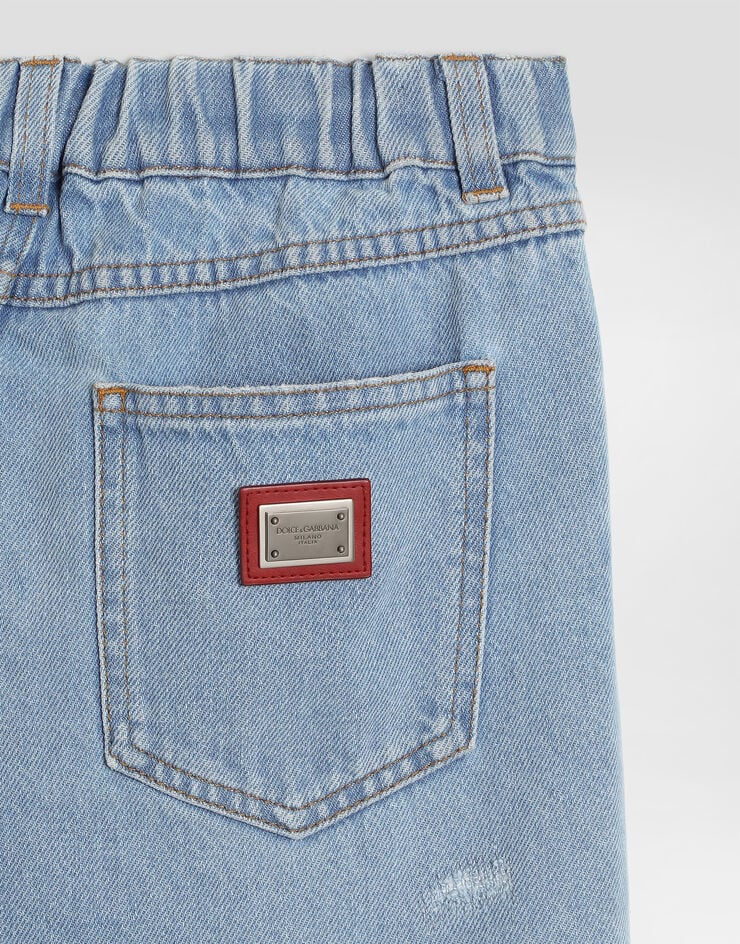 Dolce & Gabbana Pantalon en denim avec 5 poches Dolce & Gabbana Pantalon en denim avec 5 poches Blue L42F92LDD95