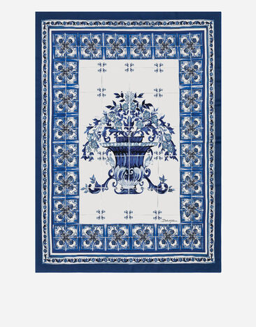 Dolce & Gabbana Silk Blanket Doubled with Wool Multicolor TCE012TCAB0