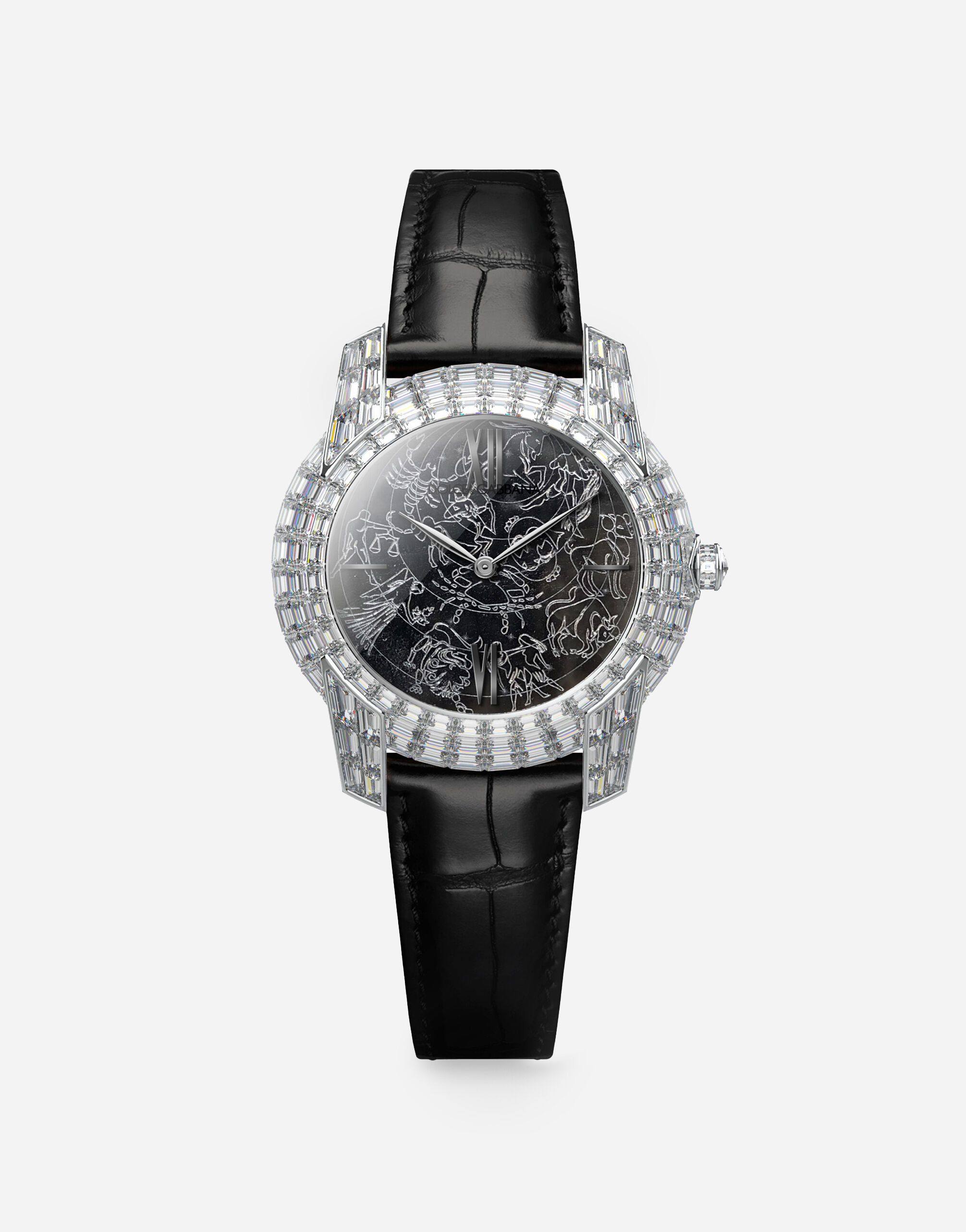 DG7 invisible setting watch in Black for Men | Dolce&Gabbana® US