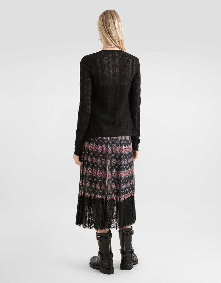 Dolce & Gabbana Lace cardigan Dolce & Gabbana Lace cardigan Black FXVD1TJBSOA