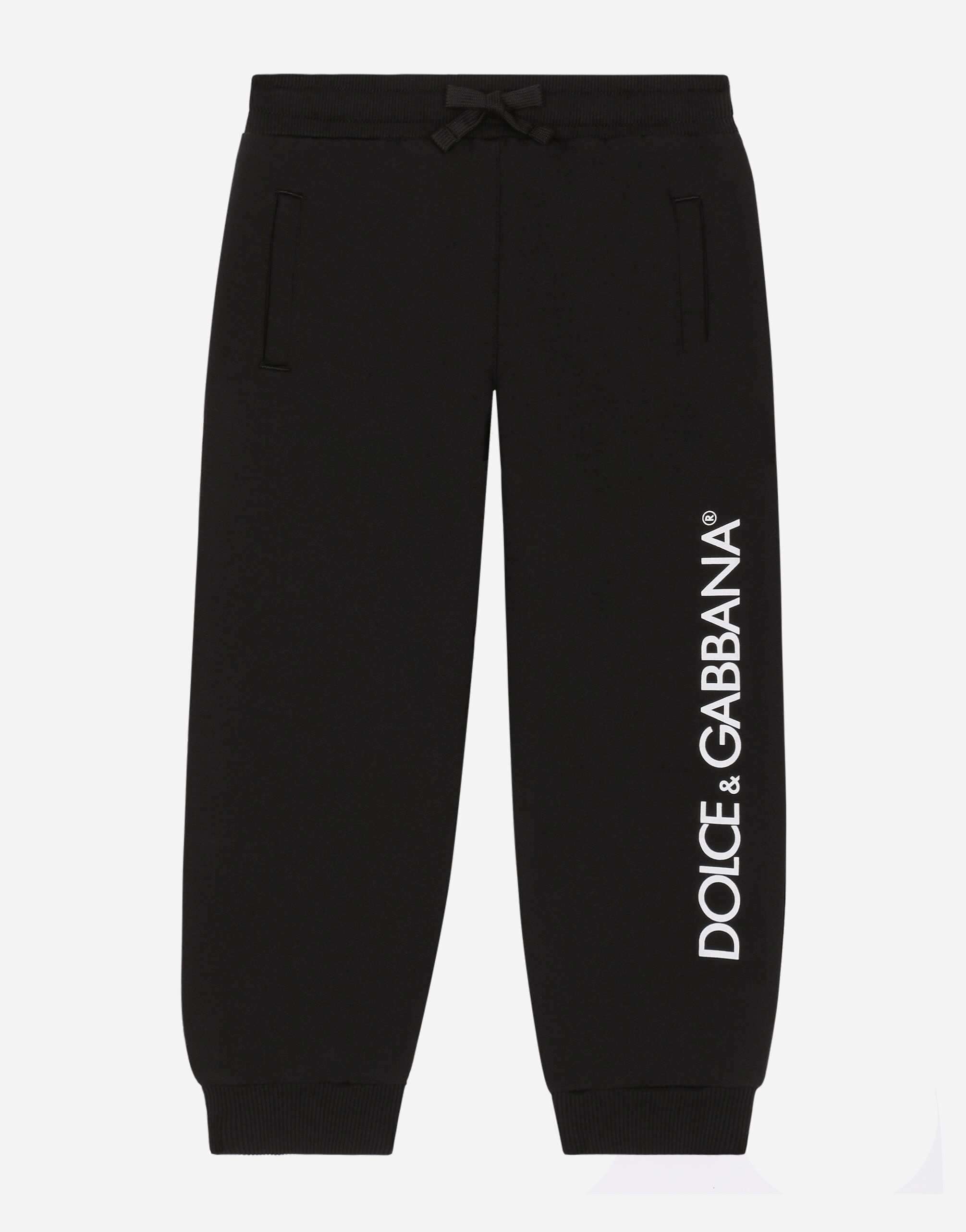 DolceGabbanaSpa Pantalón de chándal en punto con estampado del logotipo Multicolor L4JWFNHS7MN