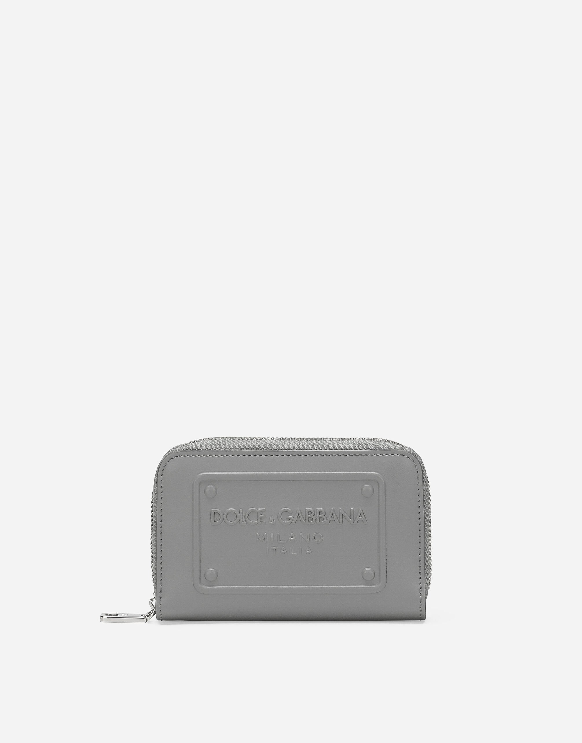 Dolce & Gabbana Small zip-around calfskin wallet Black BP0330AW576