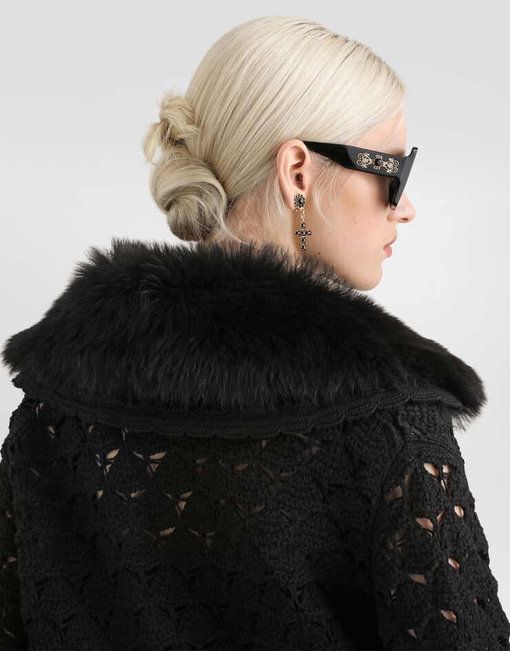 Dolce & Gabbana Crochet jacket Dolce & Gabbana Crochet jacket Black FXVDXZJDVGP