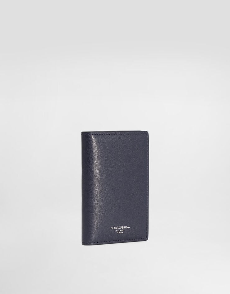 Dolce & Gabbana Eel skin card holder Blue BP3323AV956