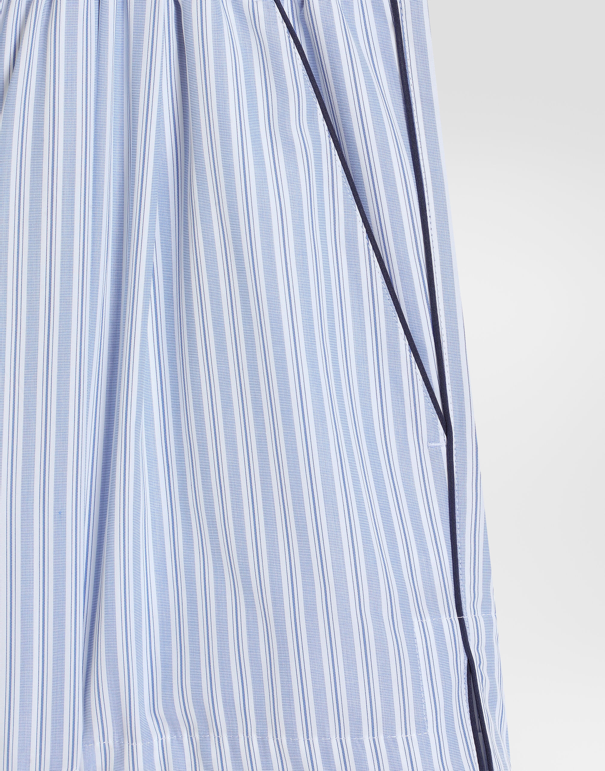 Striped poplin shorts - thumbnail 3