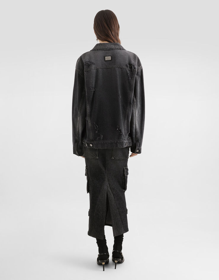 Dolce & Gabbana Denim jacket Multicolor F9U38DG8KO6