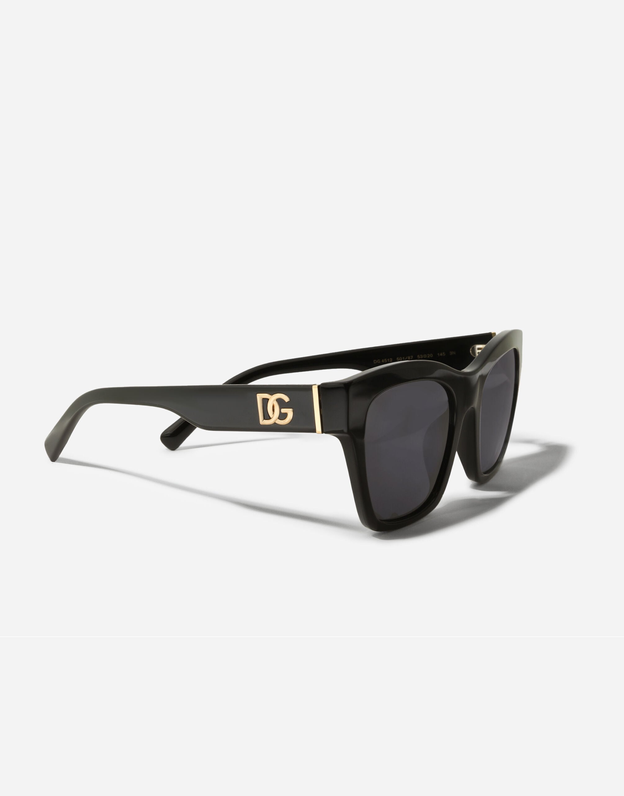 DG Crossed Sunglasses in Black for Women | Dolce&Gabbana® US