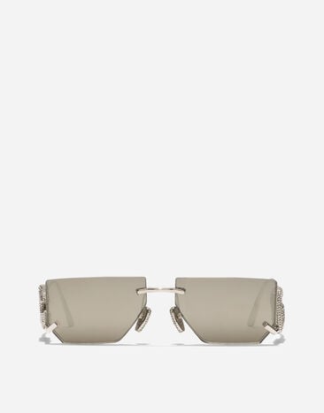 Dolce&Gabbana DG Crystal sunglasses Silver WEP6S0W1111