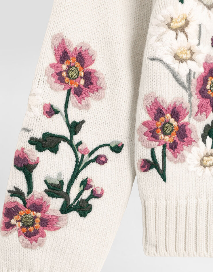 Dolce & Gabbana Wool cardigan White L5KWMFJGMB7