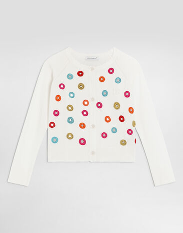 Dolce & Gabbana Knit cardigan White L5KWMDJAIR8